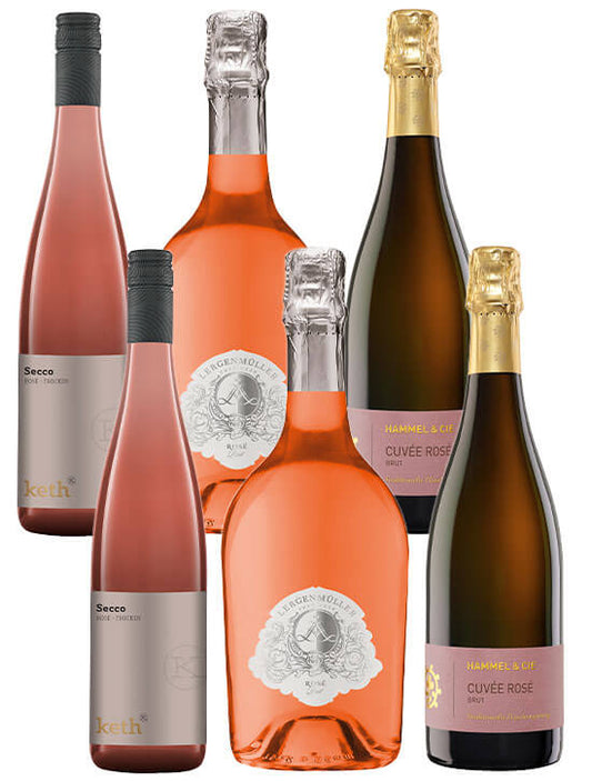Unser 6er Prickler Probierpaket | Rosé