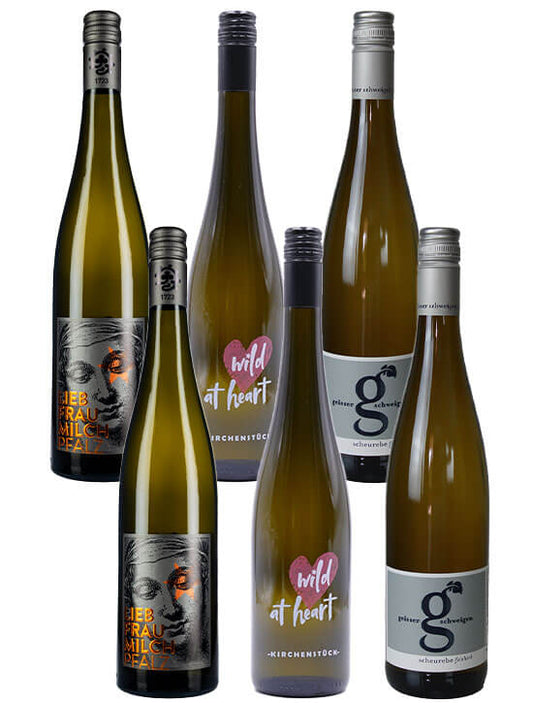 6er Weißweinpaket | Fruchtsüße & Lebensfreude | lieblich